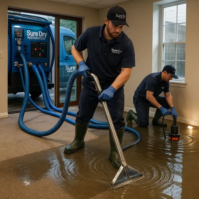 Water Extraction and Removal process in Atlantic Highlands, NJ